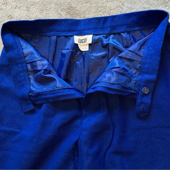 Vintage Lucia Deadstock Pleated Trousers | Fully Lined | Made in USA | 80s - Picture 7 of 12